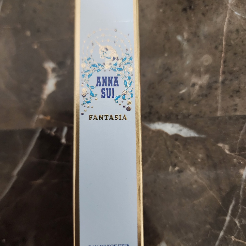 Anna Sui Fantasia Light Blue and Gold Box